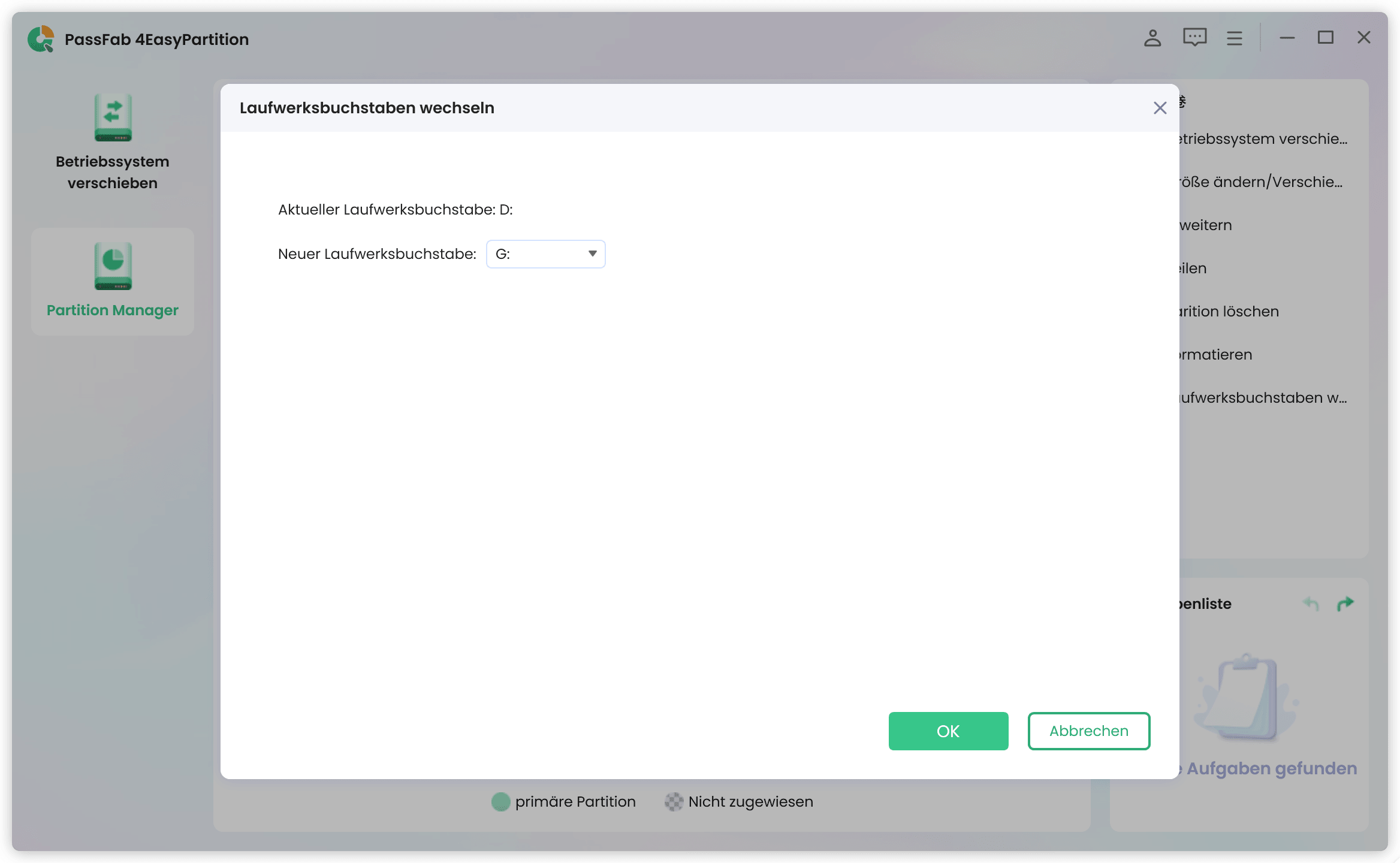 change driver letter