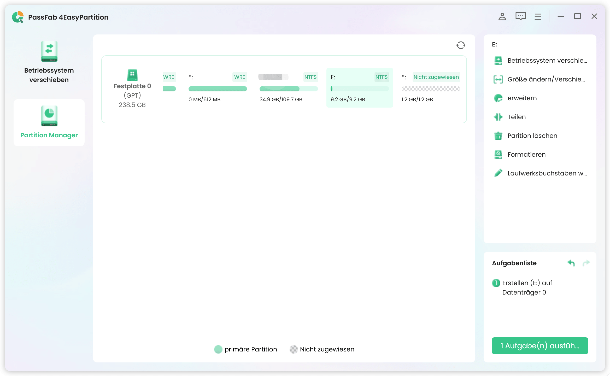 click resize and remove