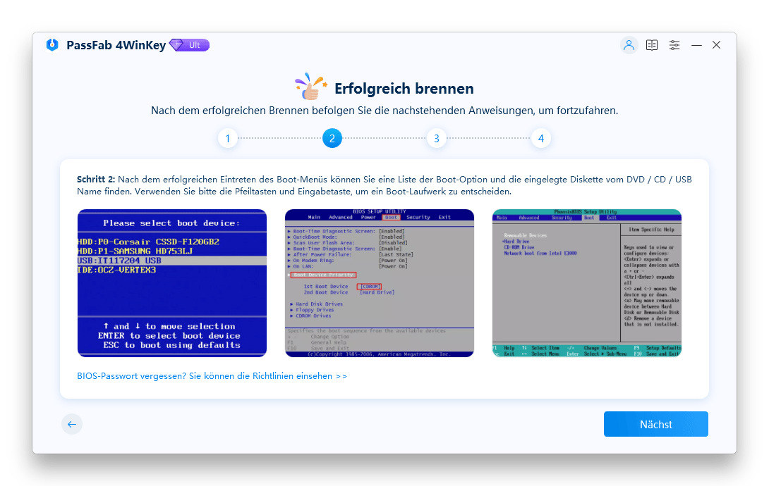 step 2 passfab 4winkey guide
