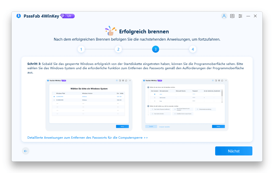 step 3 passfab 4winkey guide