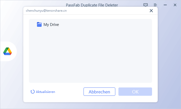 choose the folder
