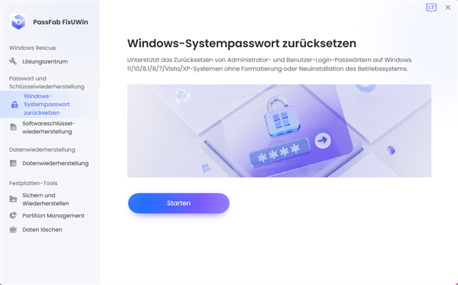 Windows-Passwort zurücksetzen