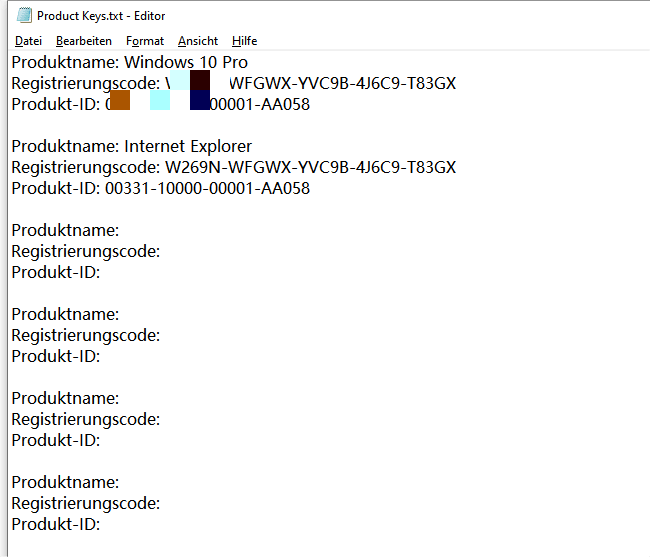product key recovery txt passfab product key recovery guide
