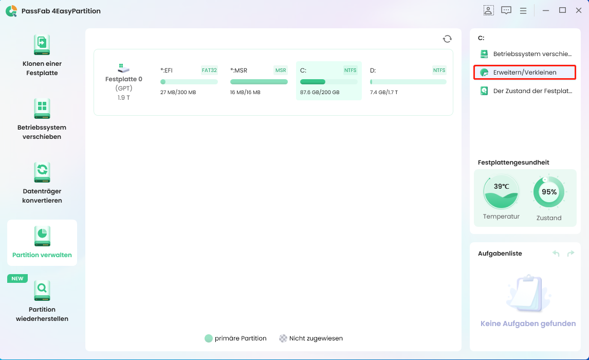 wie man das c-laufwerk reinigt windows 11
