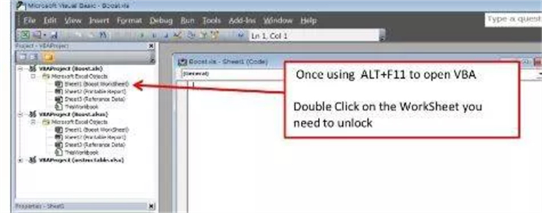 Passwort für Excel per VBA-Code knacken