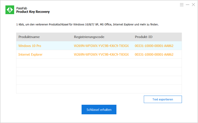 product key recovery