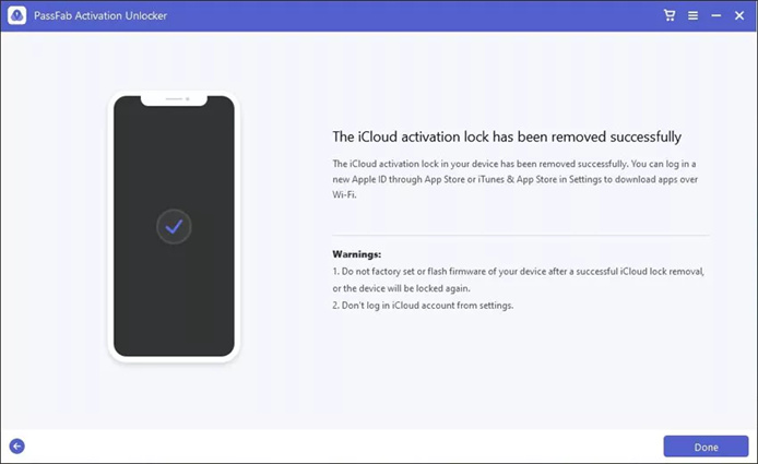 entferne die Apple ID erfolgreich