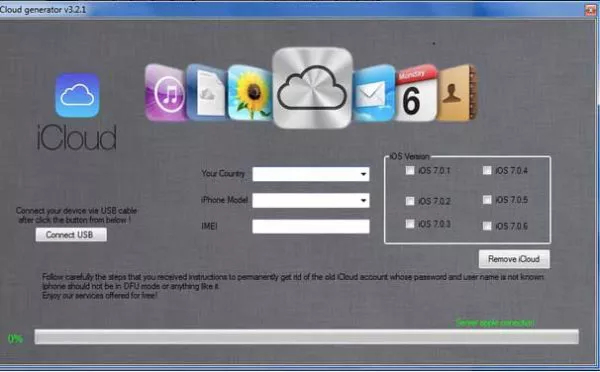 icloud Generator v3.2.1 tool