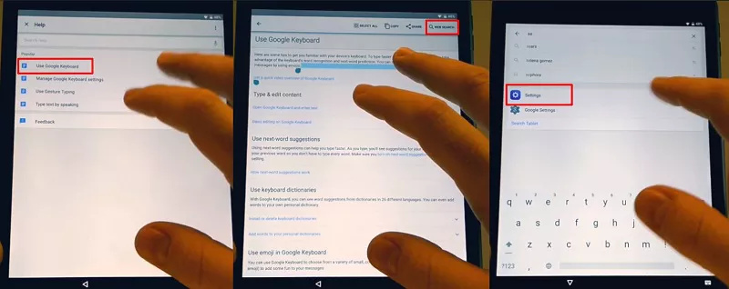 google account verification über google Klaviatur umgehen 2
