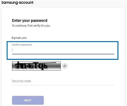 samsung account passwort eingeben