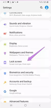 Samsung Galaxy S8 Bildschirmsperre umgehen