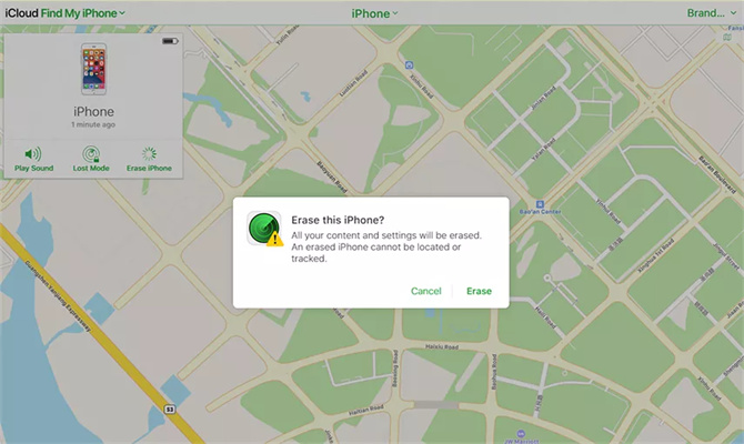 iphone ohne passcode loeschen-icloud