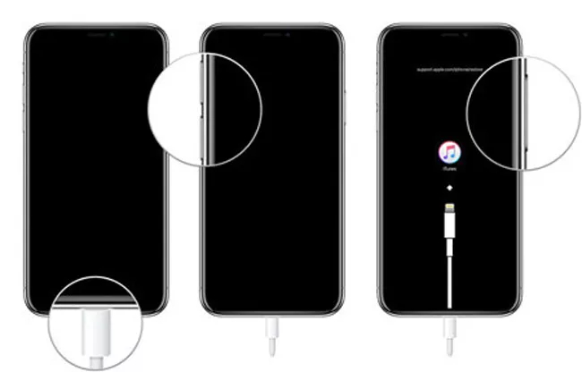 iPhone auf Wiederherstellungsmodus