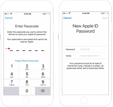 apple id durch iphone entsperren