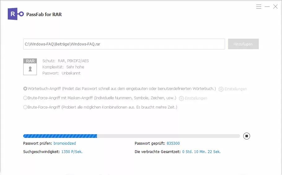 starten zu entsperren