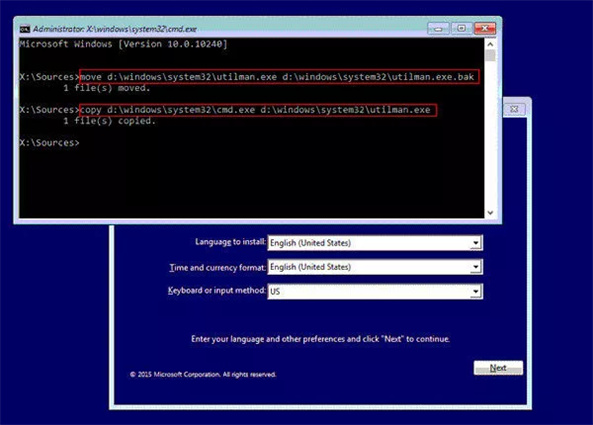Windows Kennwort kostenlos mit cmd zurücksetzen