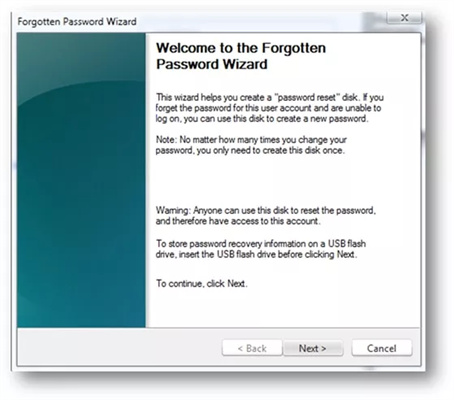 Computer mit Kennwortrücksetzdiskette entsperren
