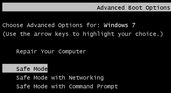 Computer ohne Passwort aus dem abgesicherten Modus entsperren
