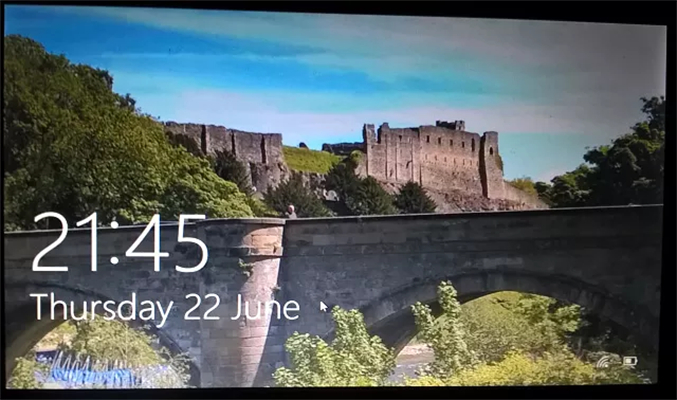 windows sperrbildschirm-Login Schnittstelle