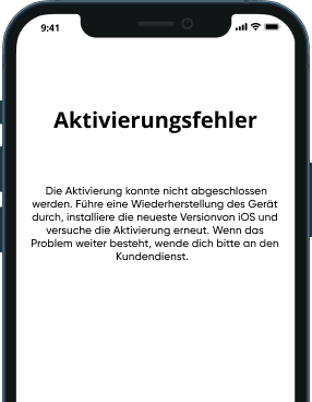aktivierungsfehler
